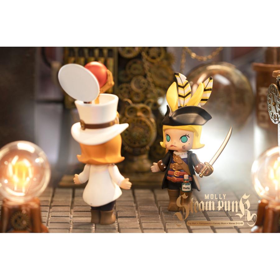 POP MART MOLLY「スチームパンク」全12体セット MOLLY(モリー) スチームパンクシリーズ【12個入りBOX】［POPMART