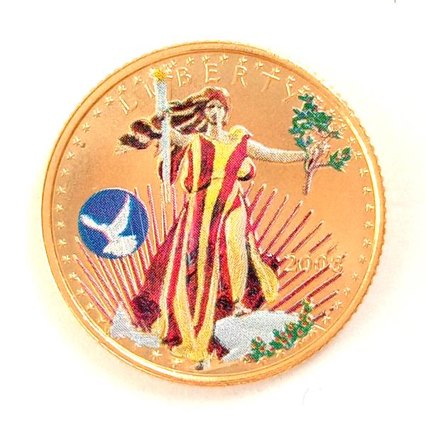 アメリカ イーグル金星表面図１オンス銀貨 カラー 50枚限定品 アメリカ イーグル金星表面図1オンス銀貨 カラー 50枚限定品