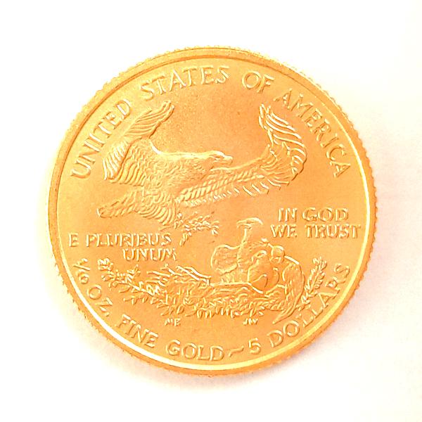 22金 イーグル金貨 1/10オンス カラーコイン 春(spring) アメリカ