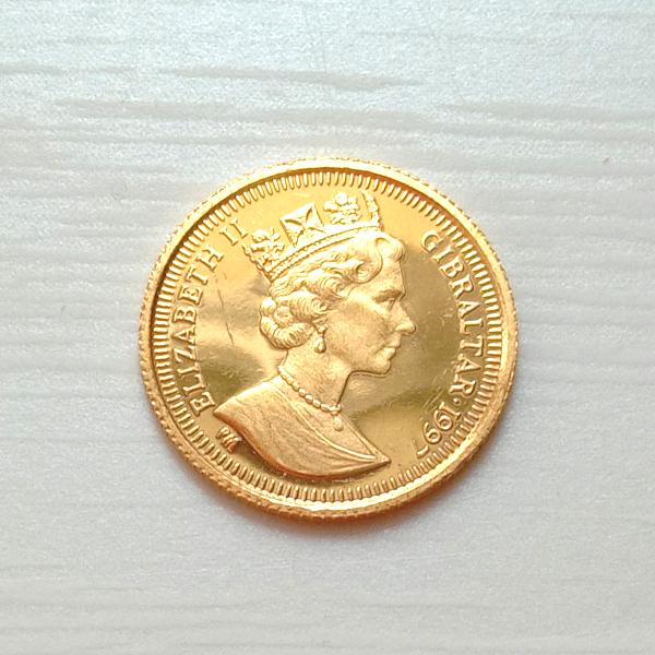 24金 ロイヤルドック金貨（犬） 1/25オンス 1997年製 テリア 英領