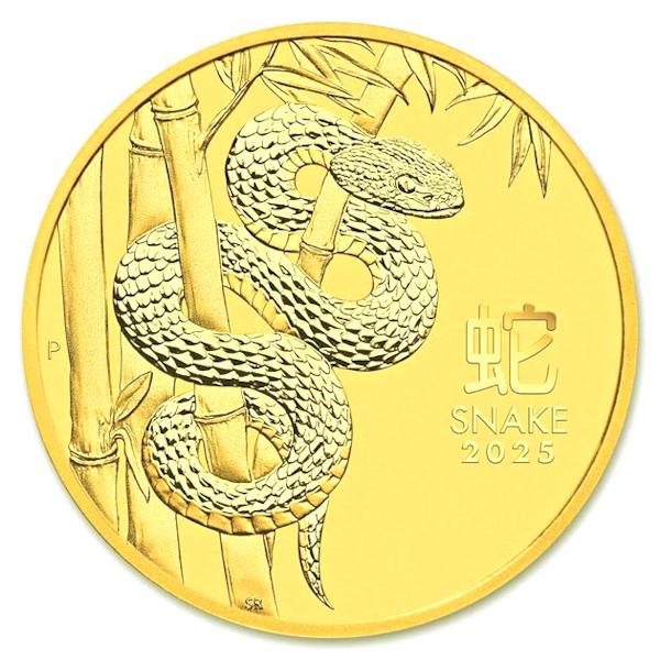 純金コイン 24金 干支 金貨 蛇(巳)1/4オンス 2025年 純金コイン 24金 干支 金貨 蛇(巳)1/4オンス 2025年