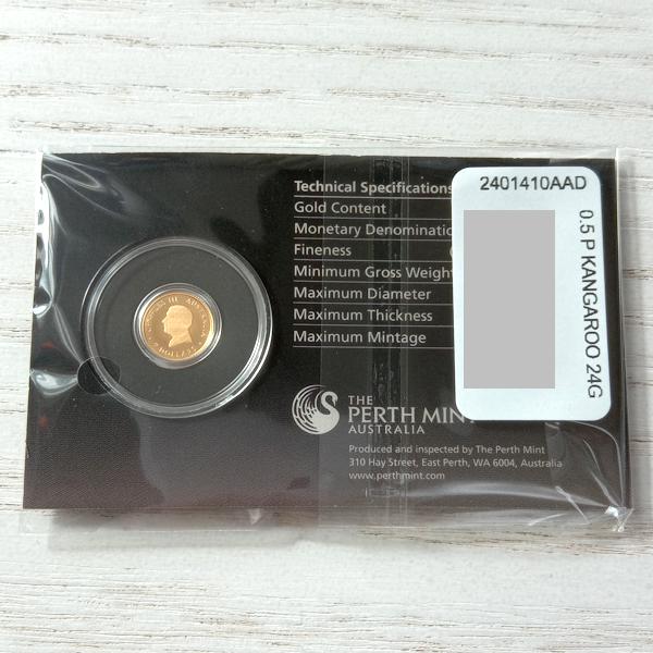 純金 ゴールドコイン カンガルー 金貨 0.5g 2024年製 純金 ゴールドコイン カンガルー 金貨 0.5g 2024年製