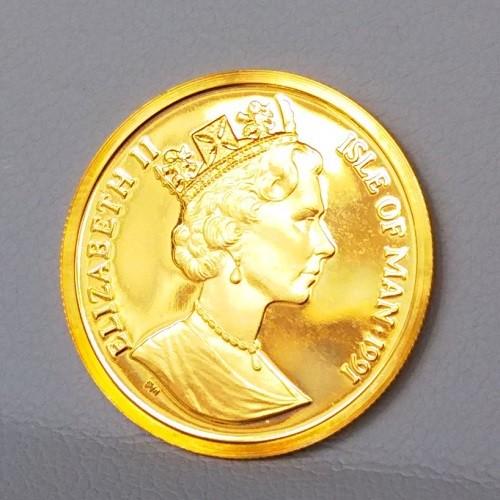 純金コイン 24金 キャット金貨 1/5オンス 1991年製 マン島政府発行 猫 ゴールドコイン｜space-gold｜02