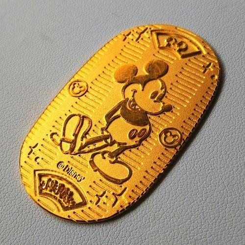 【2021新春福袋】金貨と銀貨のスペースゴールド24金 ディズニー純金小判 20g Mickey 小判 箱付き 純金 Disney Mouse