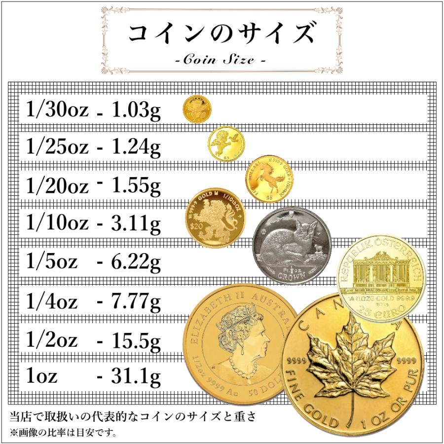 24金 コイン ペンダント ツバルホース金貨 1/10オンス（大