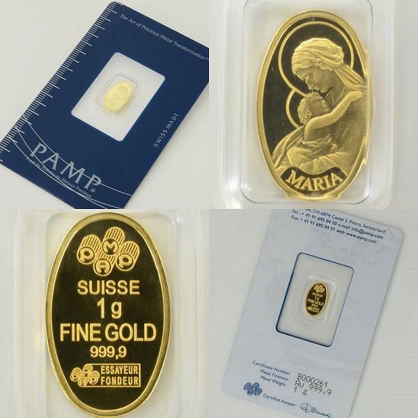 純金 コイン 金貨】24金 聖母マリア金貨 1g 楕円 パンプ社発行 純金 コイン 金貨】24金 聖母マリア金貨 1g 楕円 パンプ社発行