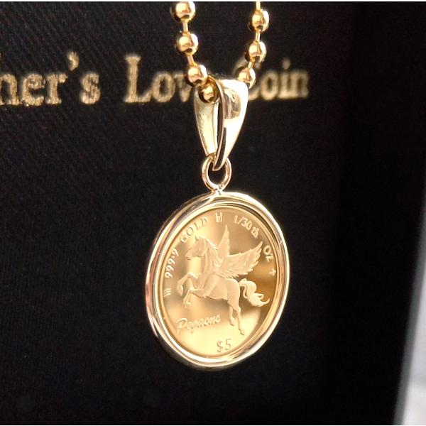 ２０２４年度版　ペガサス　　24金 2024年 限定 コイン ペガサス ペンダント トップ 純金 24金 k24