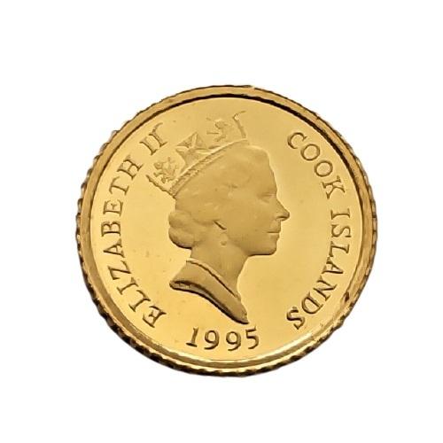 純金 コイン 24金 イルカ金貨 1/30オンス 1995年製 マザーズラブ 1g 