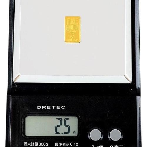 純金 インゴット ingot】24金 石福 純金インゴット 2.5g グッド