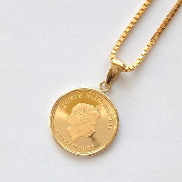 【処分予定】メダル　54枚　ケース付き 24金 キャット金貨 1/25オンス 2022年製 18金シンプル伏込み枠