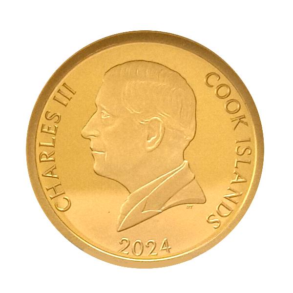 24金 ドッグ金貨 1/30オンス 2024年製(プードル) クック諸島 24金 ドッグ金貨 1/30オンス 2024年製(プードル) クック諸島