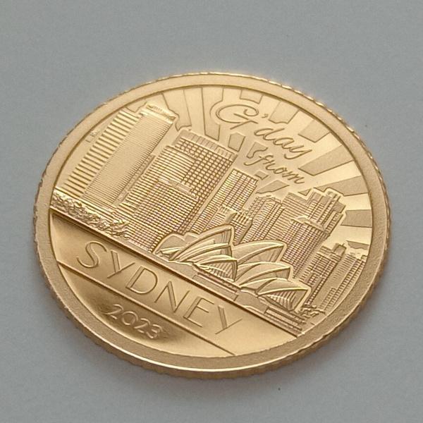 24金コイン シドニー金貨 0.5g2023年製 クック諸島 24金コイン シドニー金貨 0.5g2023年製 クック諸島