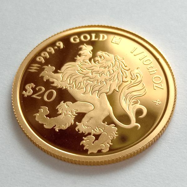 24金 獅子金貨 1/10オンス 2024年製 コインケース入り ゴールド 24金 獅子金貨 1/10オンス 2024年製 コインケース入り ゴールド