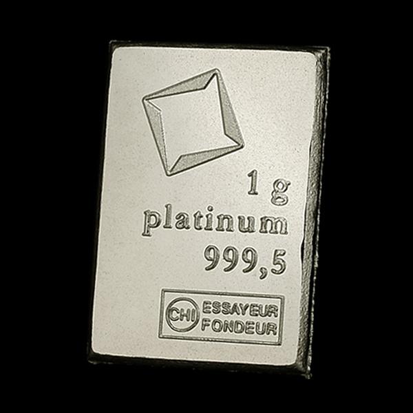 金・銀・プラチナ インゴット1g×3点セット！クリアケース入り 高純度