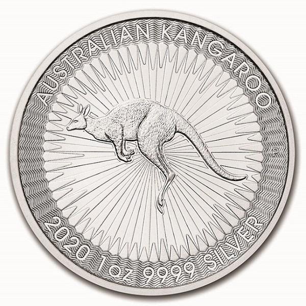 純銀コイン カンガルー銀貨 1オンス 2020年製 オーストラリアパース