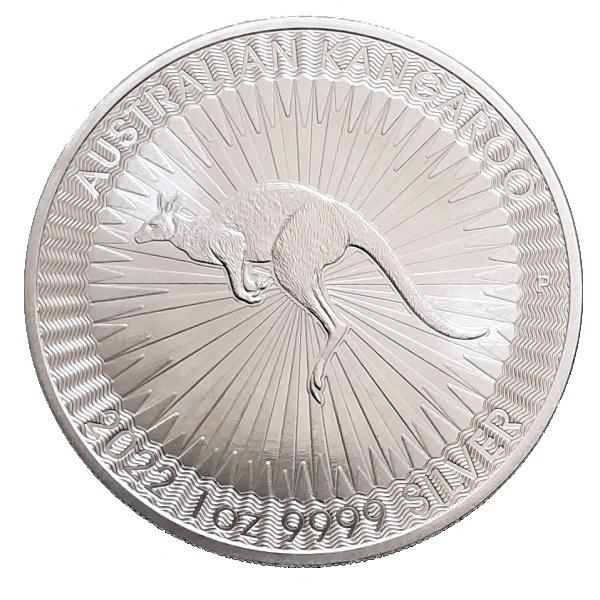 純銀コイン カンガルー銀貨 1オンス 2022年製 オーストラリアパース造幣局発行 シルバー コインケース入り :207-06-2022:金貨