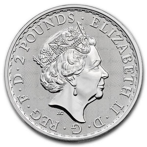 純銀コイン ブリタニア銀貨 1オンス 2021年製 イギリス王立造幣局 ２ 
