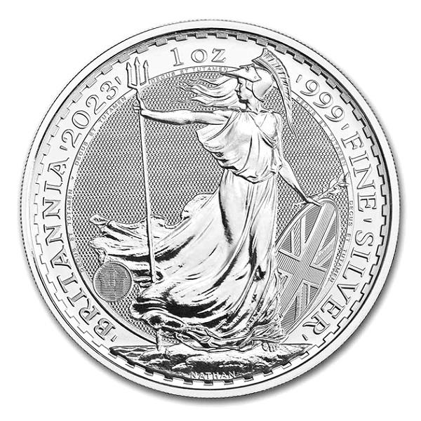 純銀 コイン ブリタニア銀貨 1オンス 2025年製 イギリス王立造幣局 2