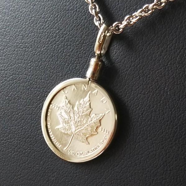 メイプル プラチナ貨 1/10オンス PT850 ねじ枠 プラチナコイン メイプル プラチナ貨 1/10オンス PT850 ねじ枠 プラチナコイン