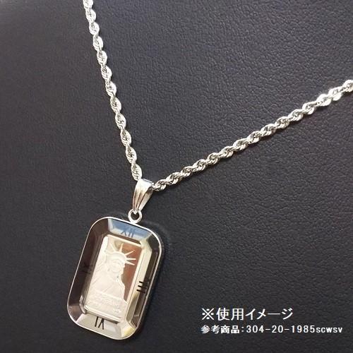 プラチナ ネックレスチェーン ロープ 50センチ PT850ネックレス