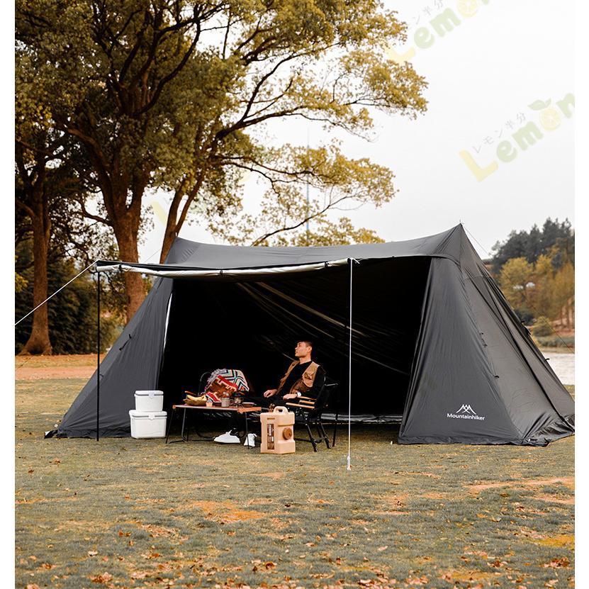 【新品】パップテント3～4人用 値下げ】テント パップテント M Mountainhikerr 3-4人用 大型 前