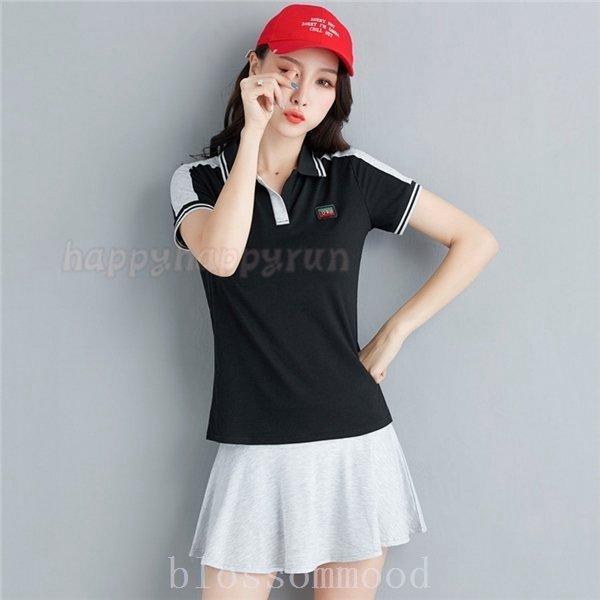 レディースゴルフウェア半袖ポロシャツスカートセットアップLサイズ黒 楽天市場】ゴルフウェア レディース おしゃれ セットアップ