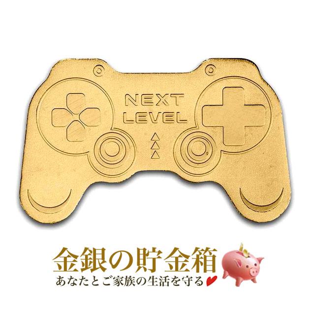 ゲームコントローラー金貨 0.5g 純金 コイン パラオ政府発行 : 金銀の