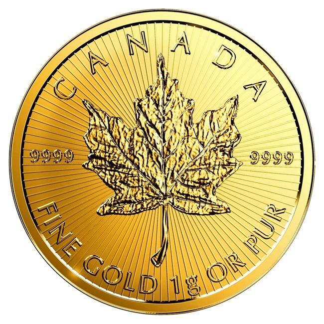 金銀セット メイプル金貨 1ｇ ＋ シルバー1g 金銀セット メイプル金貨 1g ＋ シルバー1g