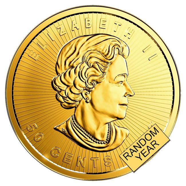 メイプル金貨 1g ランダム・イヤー 純金 コイン カナダ王室造幣局発行