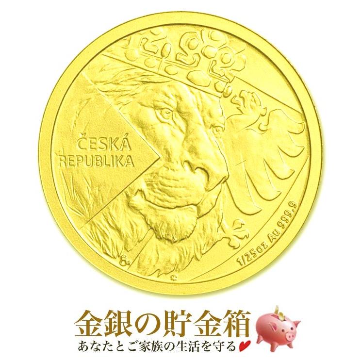 チェコ ライオン金貨 1/25オンス 2024年製 クリアケース入り チェコ ライオン金貨 1/25オンス 2024年製 クリアケース入り