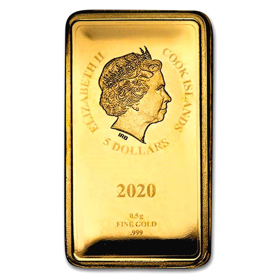 ハリー・ポッター ダンブルドア ゴールド バー 0.5g 2020年製 純金