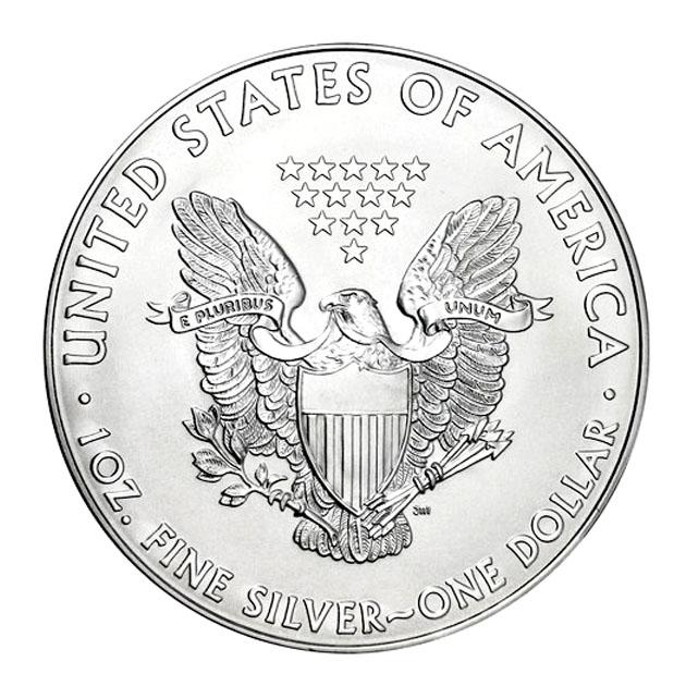 イーグル銀貨 1オンス 2013年製 クリアケース入り 純銀 コイン