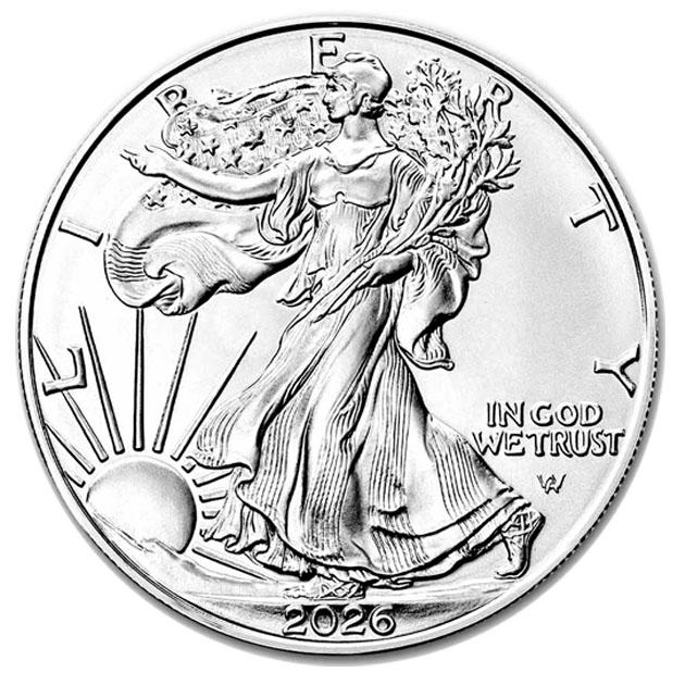 イーグル銀貨 1オンス 2026年製 クリアケース入り 純銀 銀貨 コイン