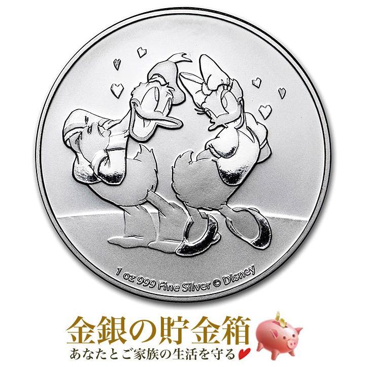 ドナルド デイジー銀貨 1オンス 21年製 純銀 コイン ニュージーランド造幣局発行 31 1g
