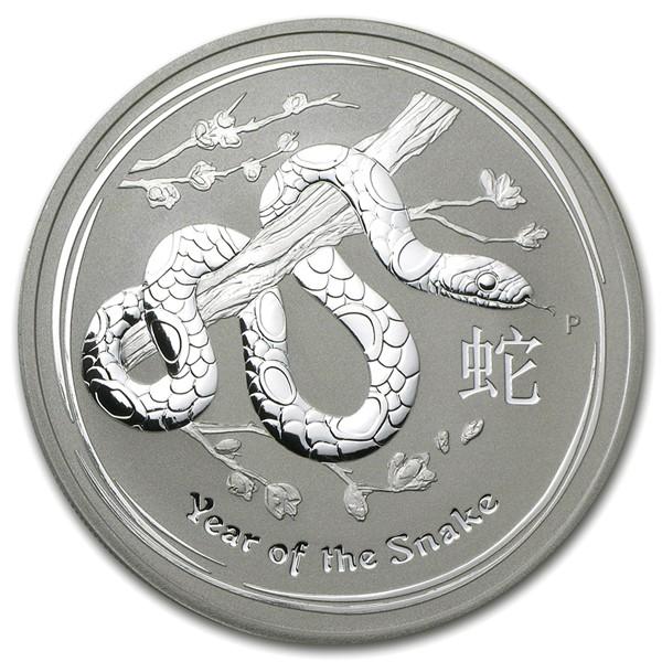 干支ヘビ銀貨 1オンス 2013年製 クリアケース入り   純銀 銀貨 コイン シルバー 金銀の貯金箱