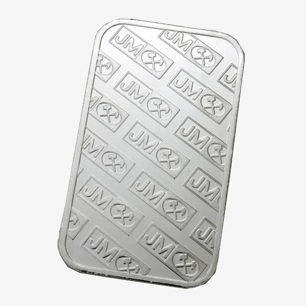ジョンソンマッセイ シルバーバー 1オンス ジョンソンマッセイ社発行 純銀 インゴットの画像