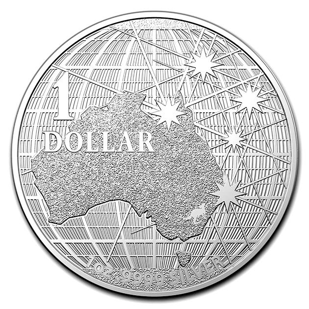 オーストラリア サザンクロス銀貨 1オンス 2020年製 クリアケース入り 銀貨1オンス 純銀 コイン 1ozの画像