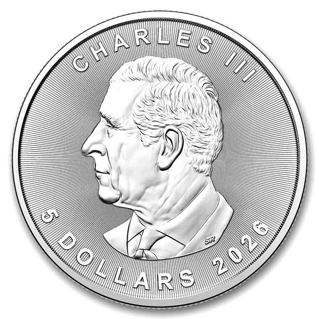 メイプル銀貨　1オンス メイプル銀貨 1オンス 2021〜2023年【10枚セット 合計10オンス】純銀