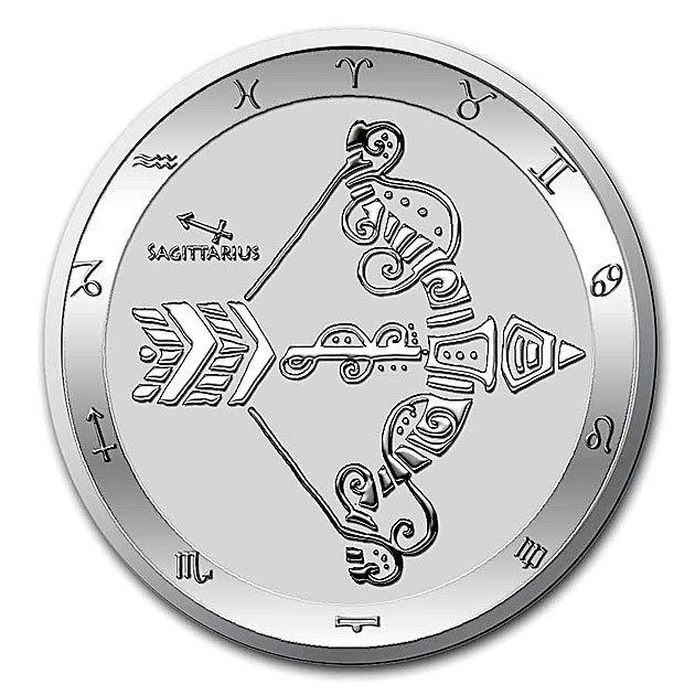 12星座銀貨 1オンス 2021年製 全12種類セット クリアケース入り