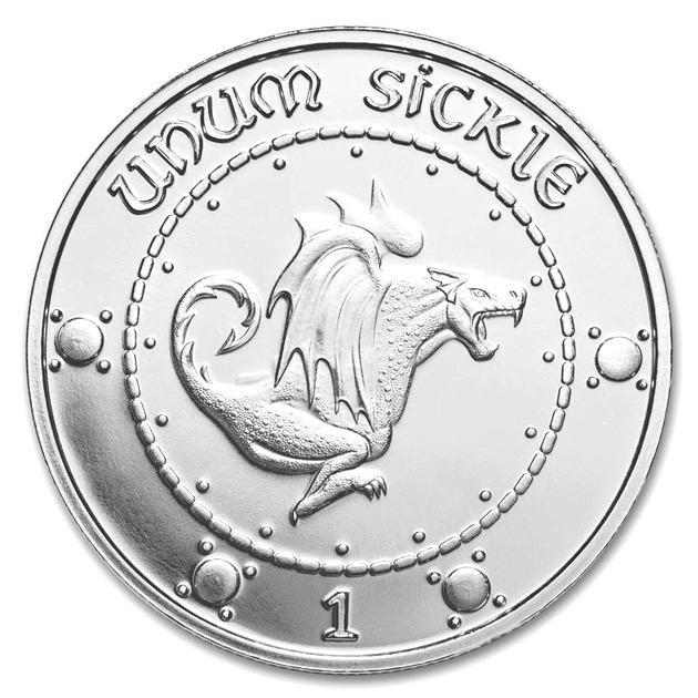 ハリーポッター グリンゴッツ銀行 純銀コイン 1オンス 銀貨 シルバー