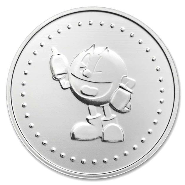 パックマン 純銀  1オンス 1枚 パックマン 純銀コイン 1オンス クリアケース入り 純銀 銀貨 原産国