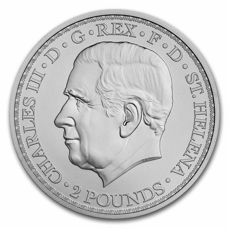 ウナとライオン銀貨 2オンス 2023年製 クリアケース入り 純銀 コイン セントヘレナ発行_1