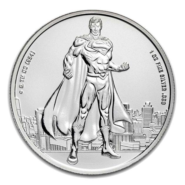 コミックス スーパーマン銀貨 1オンス 2024年製 純銀 コイン シルバー