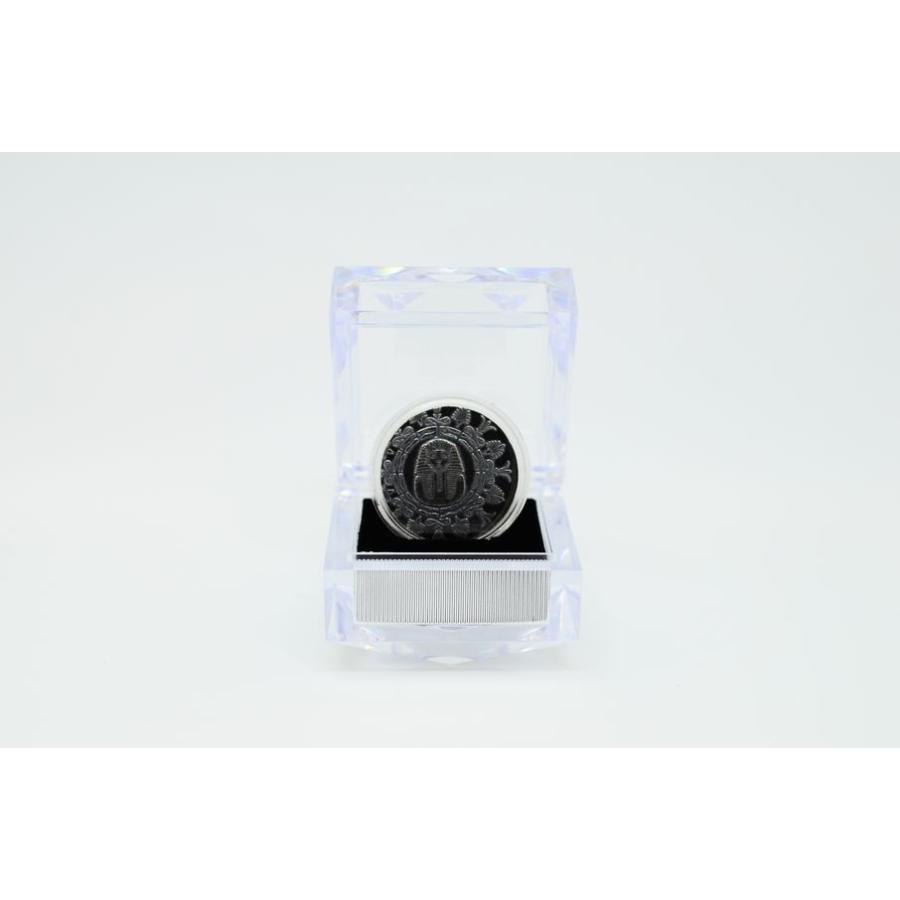 ツタンカーメン銀貨 1/4オンス クリスタルBOX入り 純銀 シルバー