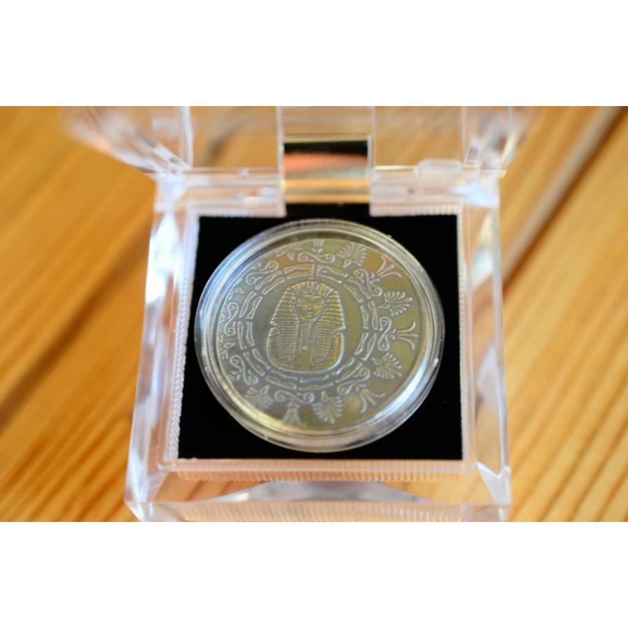 ツタンカーメン銀貨 1/4オンス クリスタルBOX入り 純銀 シルバー コイン : 金銀の貯金箱-金銀コイン・宝飾店 - 通販 -  Yahoo!ショッピング