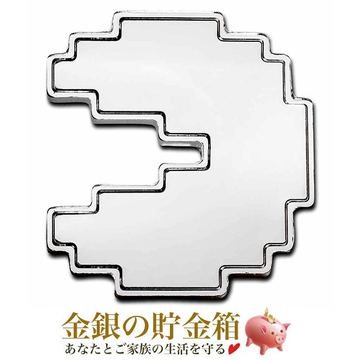 パックマン シルバーバー 1オンス 　インゴット 1オンス 1oz 純銀 銀 金銀の貯金箱