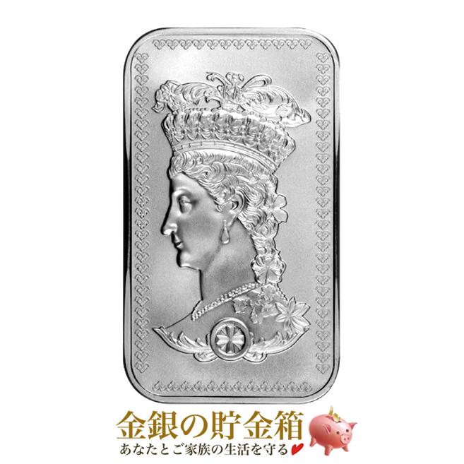 ゴシッククラウン シルバーバー 1オンス 純銀 インゴット シルバー