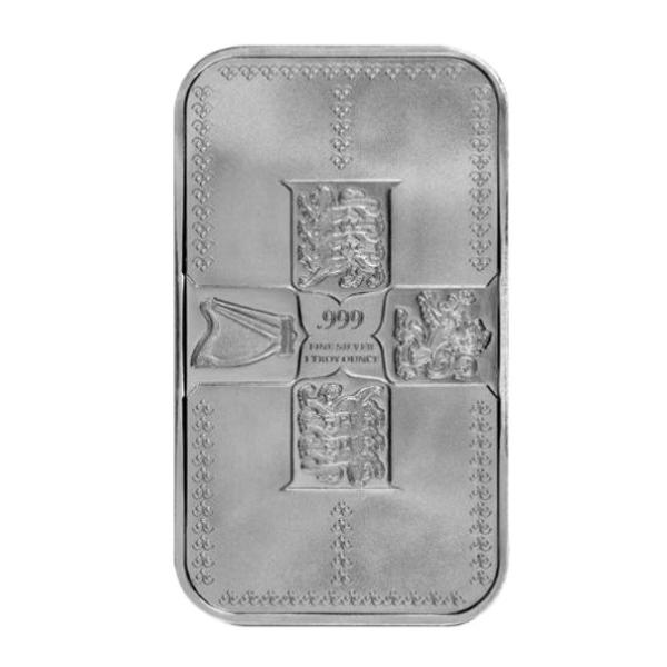 ゴシッククラウン シルバーバー 1オンス 純銀 インゴット シルバー