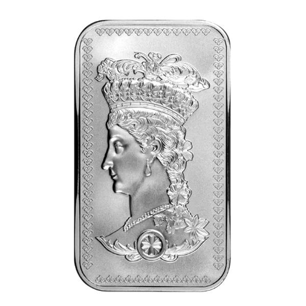 ゴシッククラウン シルバーバー 1オンス 純銀 インゴット シルバー
