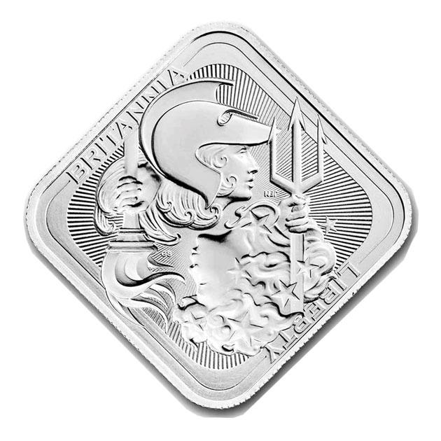 ブリタニア＆リバティ シルバーバー 1オンス イギリス王立造幣局発行